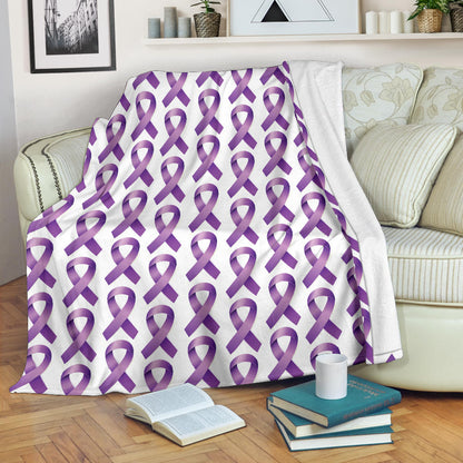 Pancreatic cancer Pattern Print Design A01 Premium Blanket