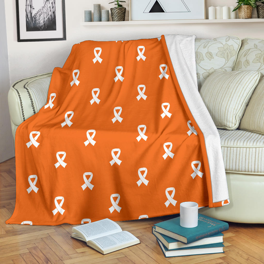 Appendix cancer Pattern Print Design 01 Premium Blanket
