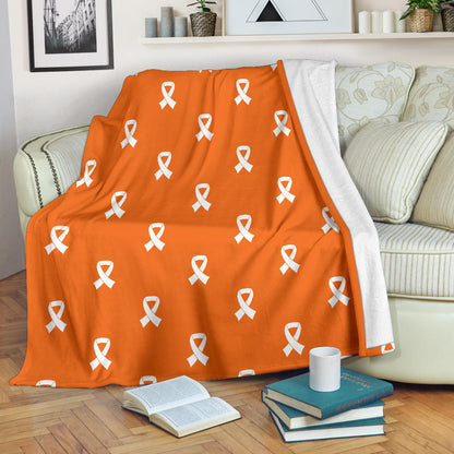 Appendix cancer Pattern Print Design 01 Premium Blanket