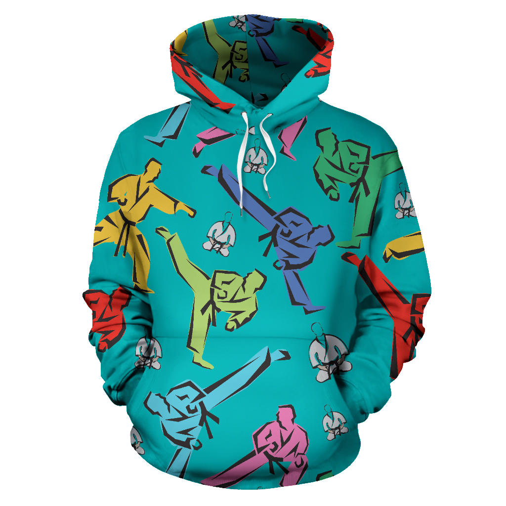 Judo Pattern Print Design 01 Pullover Hoodie
