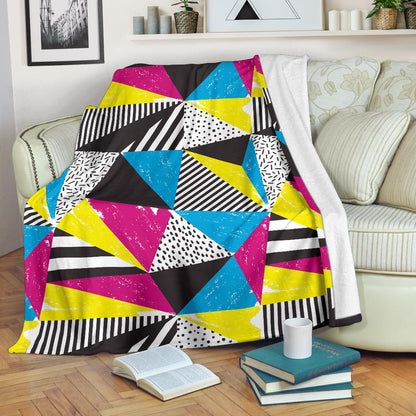 80s Pattern Print Design 2 Premium Blanket