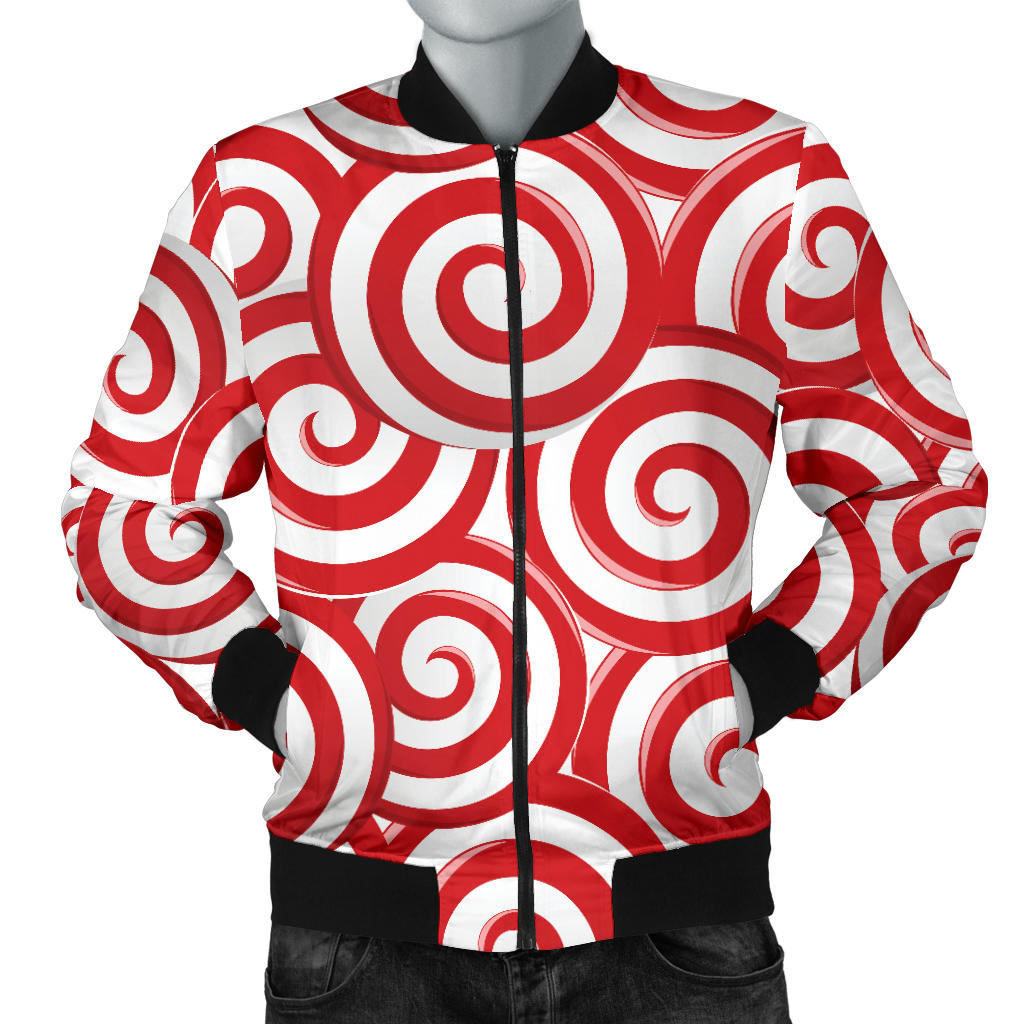 Candy Pattern Print Design 03 Men Bomber Jacket
