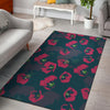Morning Glory Pattern Print Design 01 Area Rug