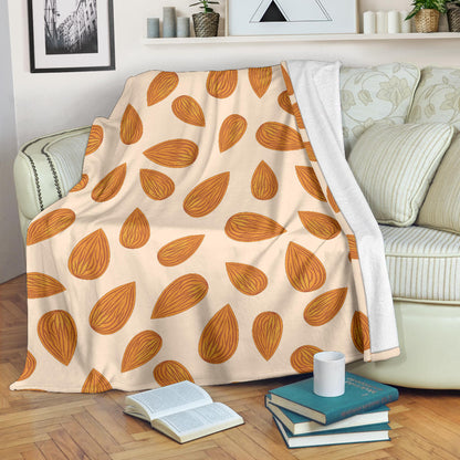 Almond Pattern Print Design 03 Premium Blanket