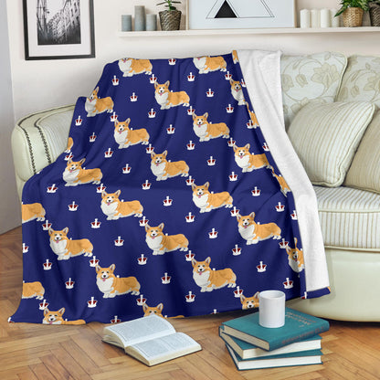 Pembroke Welsh Corgis Pattern Print Design A07 Premium Blanket