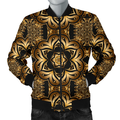 Celtic Pattern Print Design 07 Men Bomber Jacket