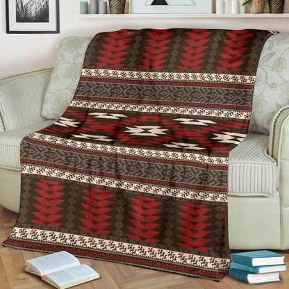 Native Pattern Print Design A03 Premium Blanket