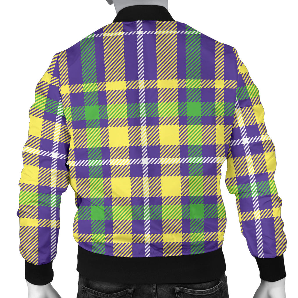 Mardi Gras Pattern Print Design 010 Men Bomber Jacket
