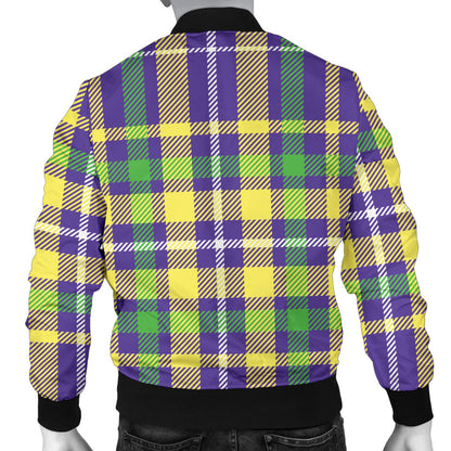 Mardi Gras Pattern Print Design 010 Men Bomber Jacket