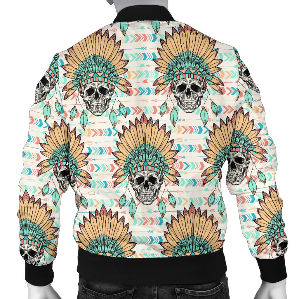 Boho Pattern Print Design 04 Men Bomber Jacket