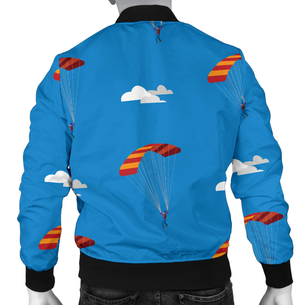 Skydiving Pattern Print Design 02 Men Bomber Jacket