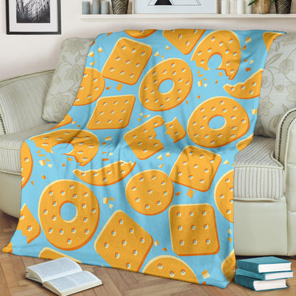 Cracker Pattern Print Design 02 Premium Blanket