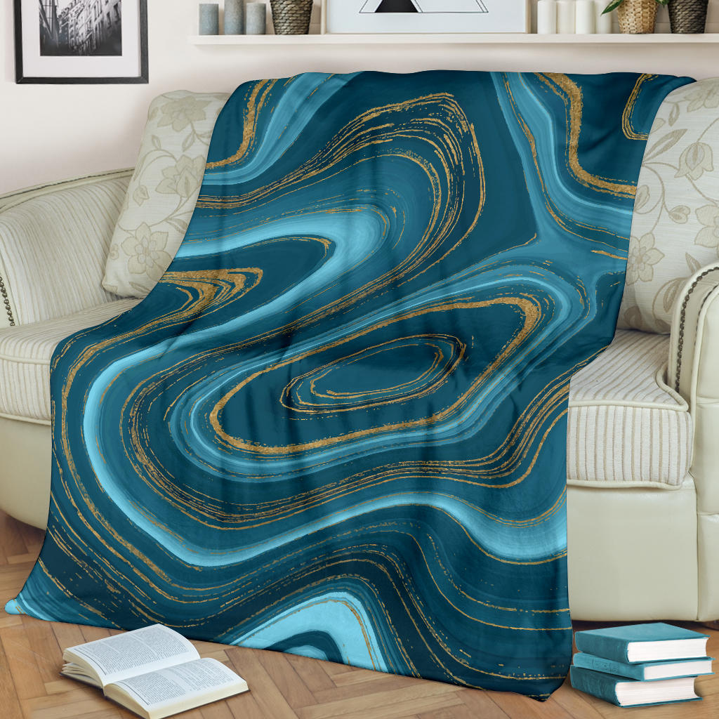 Liquid Pattern Print Design 04 Premium Blanket