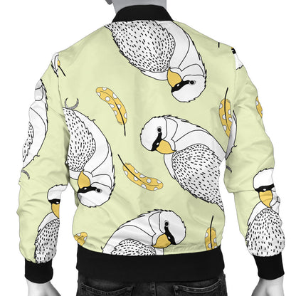 Parakeet Pattern Print Design A03 Men Bomber Jacket