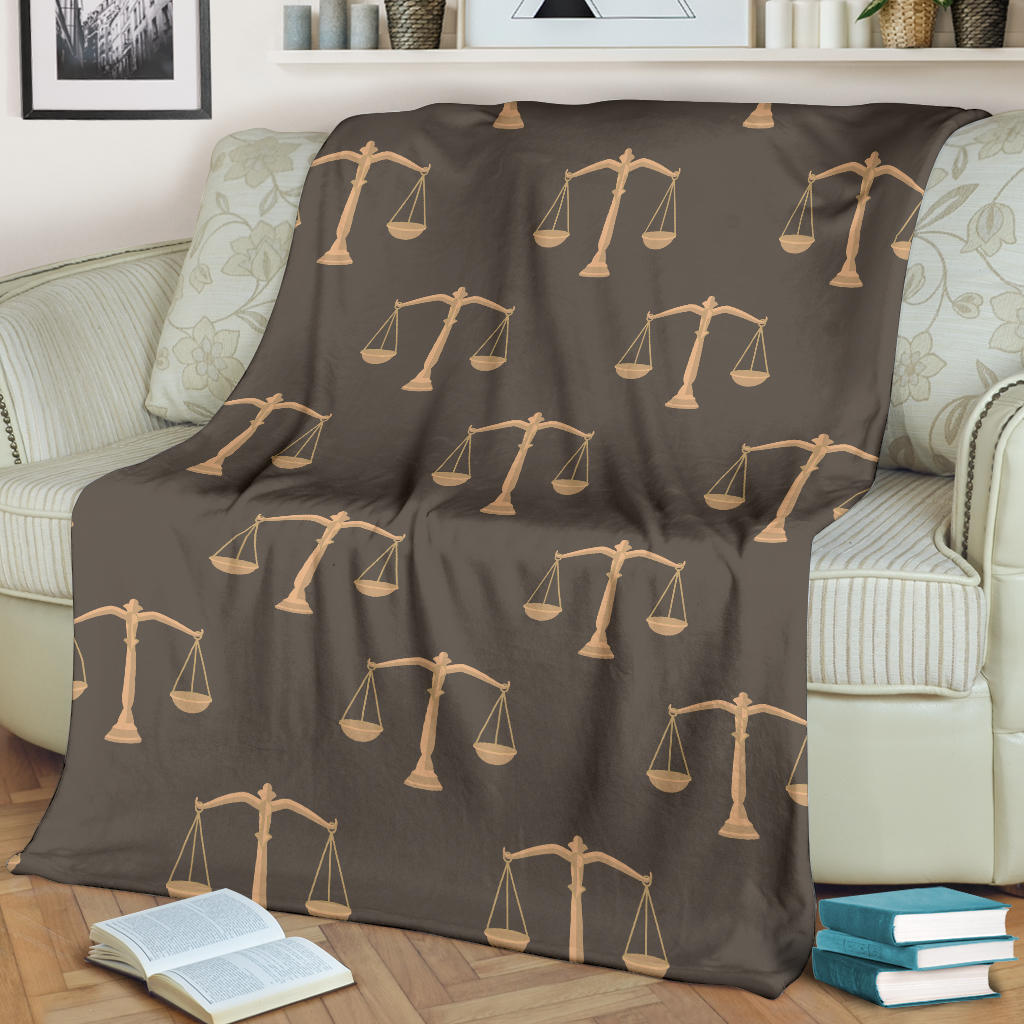 Libra Pattern Print Design 01 Premium Blanket