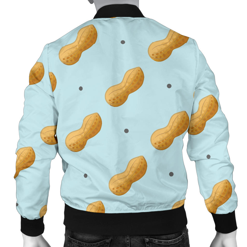 Peanut Pattern Print Design A03 Men Bomber Jacket
