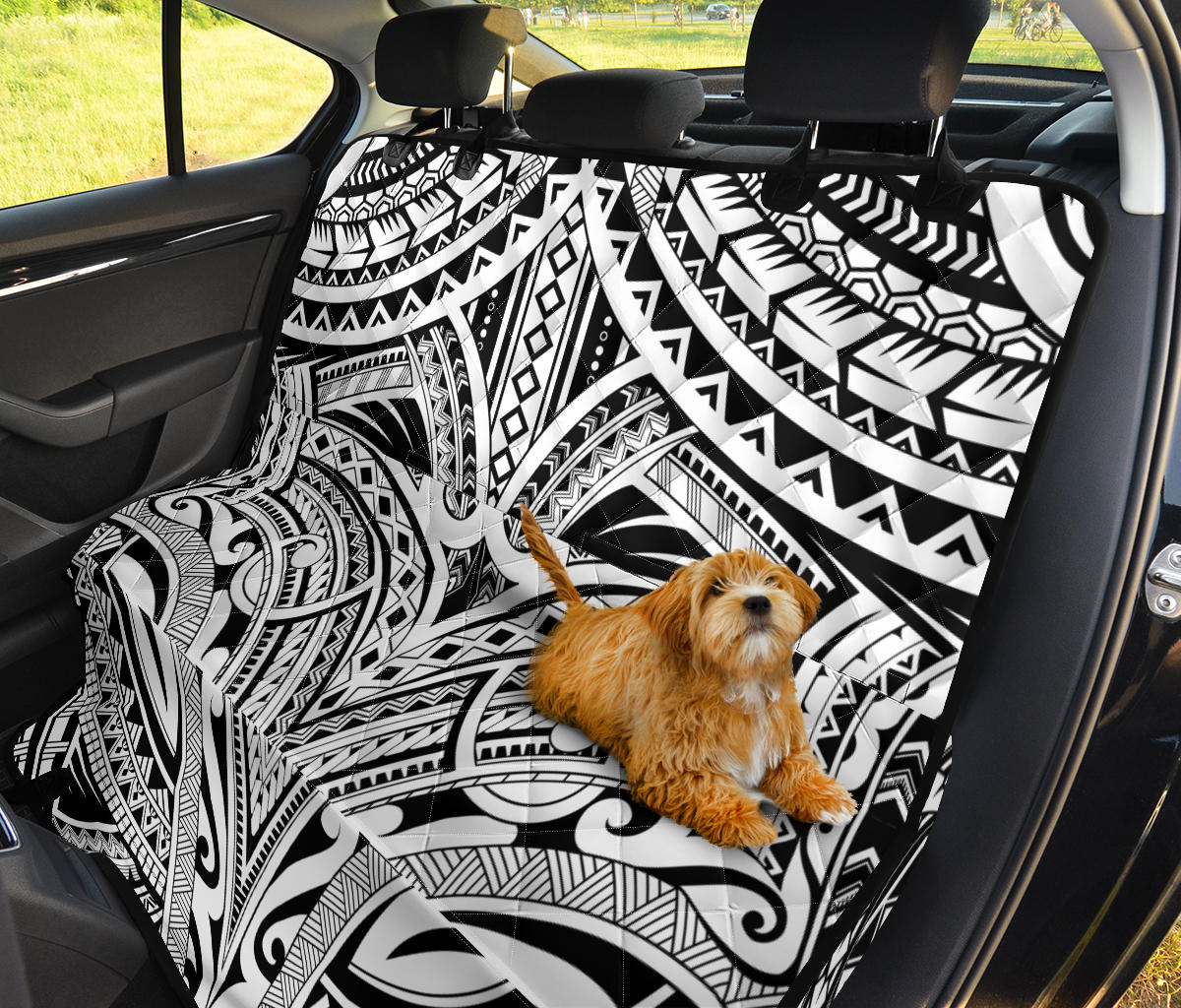 Maori Pattern Print Design 06 Rear Dog Car Seat Cover Hammock