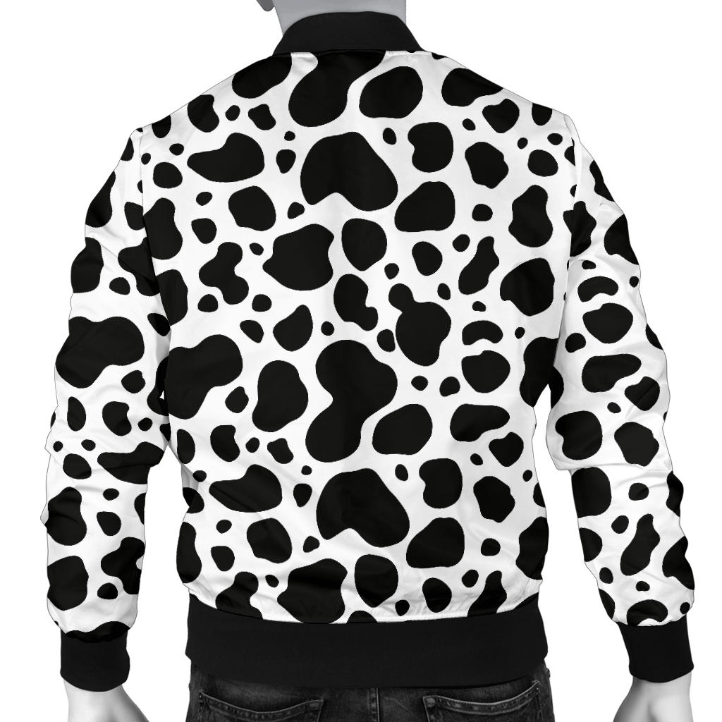 Cow Skin Pattern Print Design 04 Men Bomber Jacket
