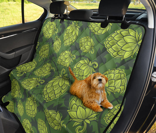 Hope Pattern Print Design 02 Rear Dog Car Seat Cover Hammock