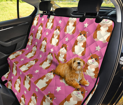 Hamster Cute Pattern Print Design 02 Rear Dog Car Seat Cover Hammock