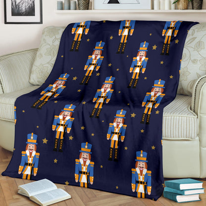 Nutcracker Pattern Print Design A04 Premium Blanket
