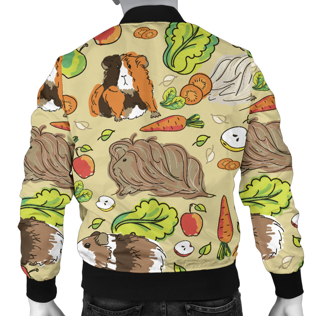 Guinea Pig Pattern Print Design 02 Men Bomber Jacket