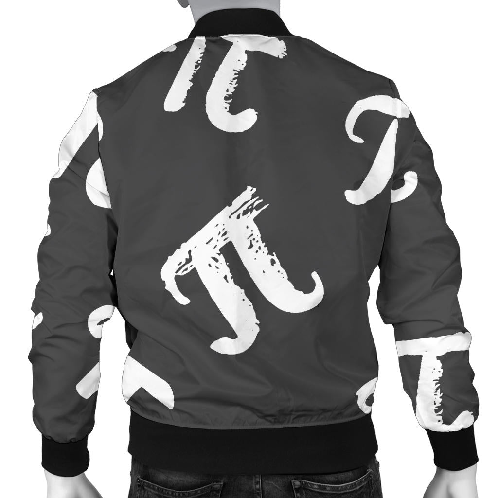 Pi Day Pattern Print Design A02 Men Bomber Jacket