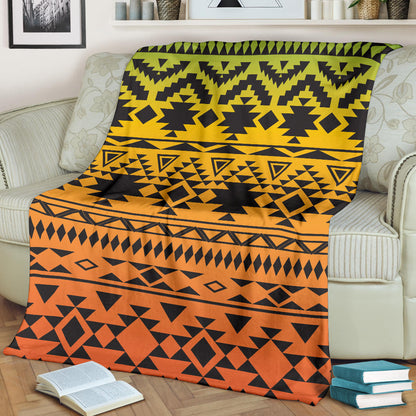 Rastafarian Pattern Print Design A04 Premium Blanket