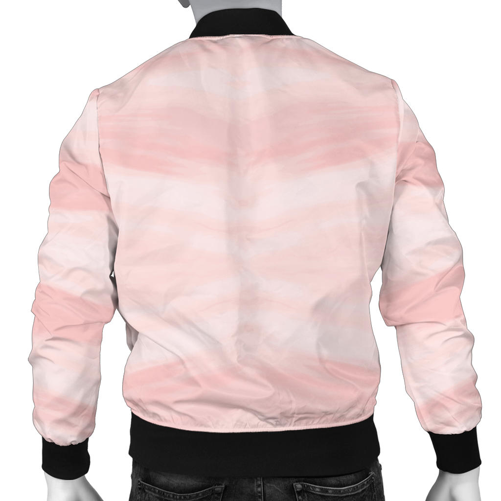 Marble Pattern Print Design 03 Men Bomber Jacket
