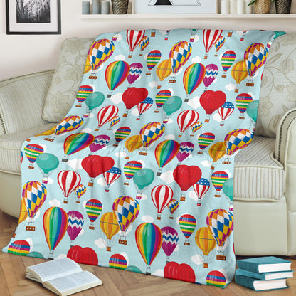 Ballon Pattern Print Design 07 Premium Blanket