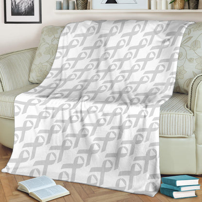 Brain cancer Pattern Print Design 02 Premium Blanket
