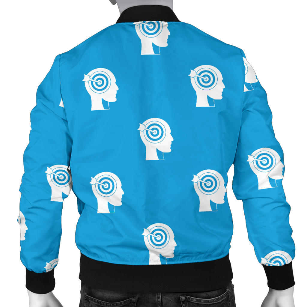 Psychology Pattern Print Design A03 Men Bomber Jacket