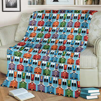 Nutcracker Pattern Print Design A02 Premium Blanket