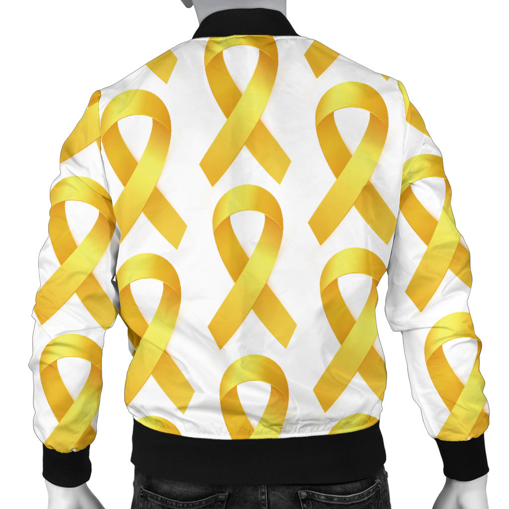 Bone cancer Pattern Print Design 02 Men Bomber Jacket