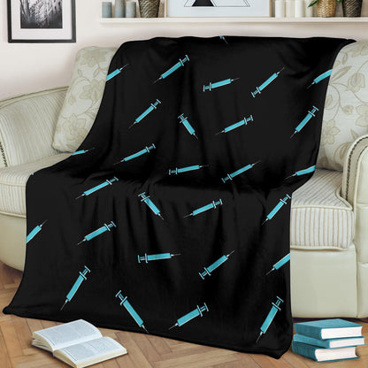 Phlebotomist Pattern Print Design A04 Premium Blanket