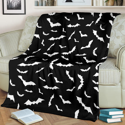 Bat Pattern Print Design 05 Premium Blanket