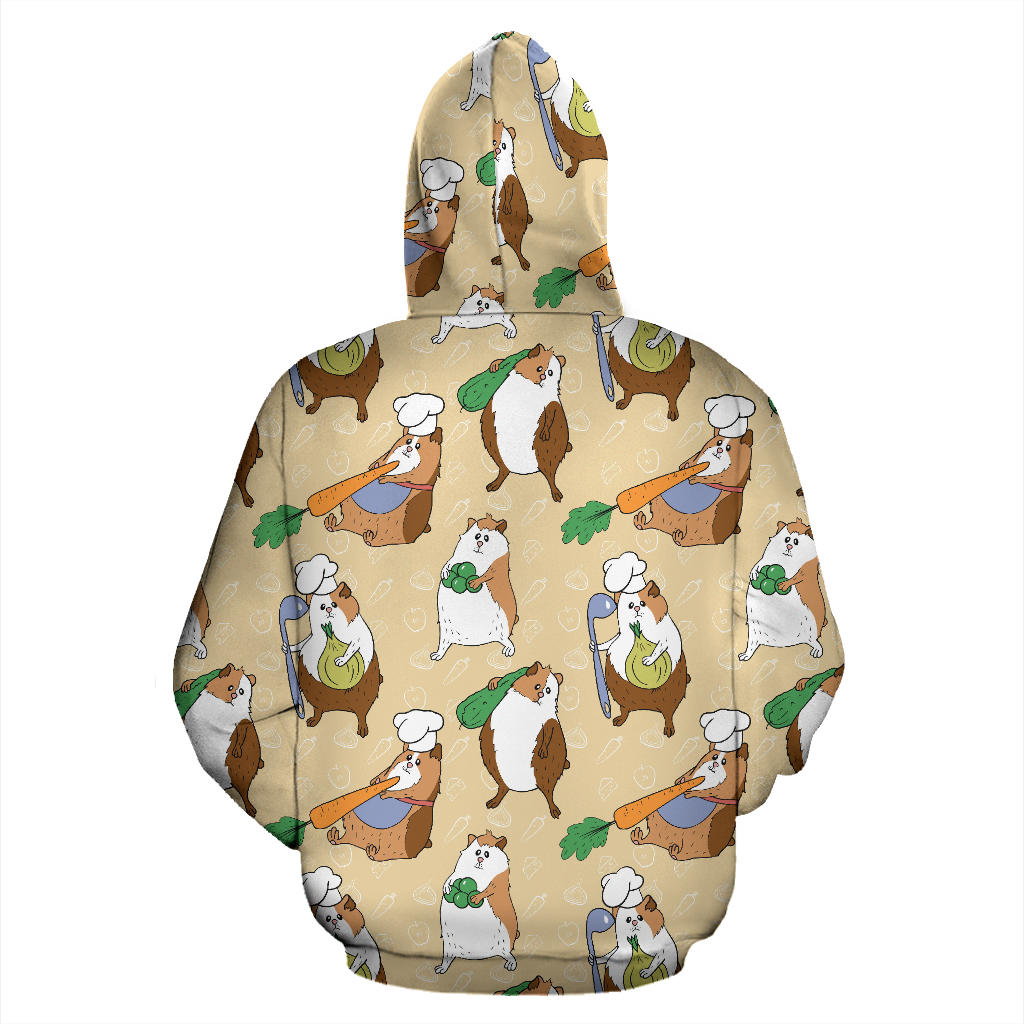 Guinea Pig Pattern Print Design 03 Pullover Hoodie