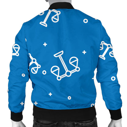 Libra Pattern Print Design 05 Men Bomber Jacket