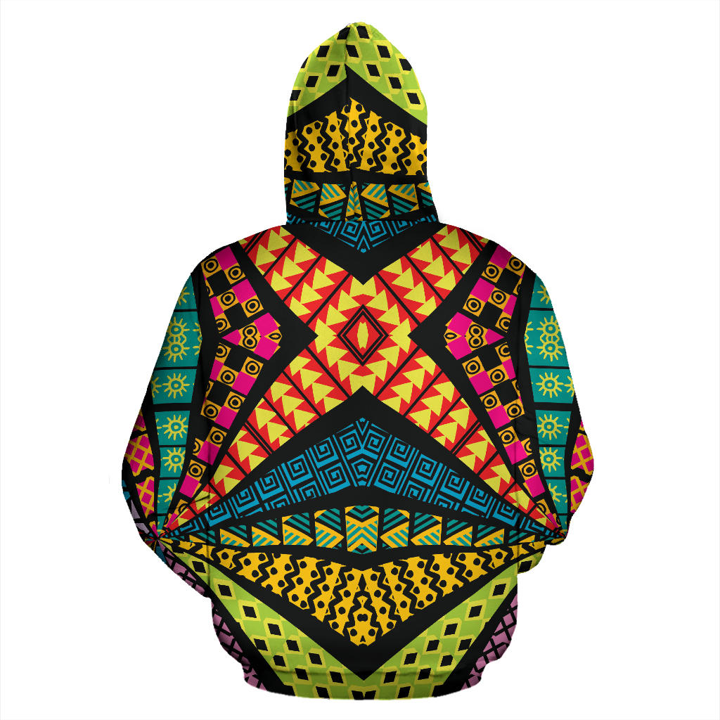 Kaleidoscope Pattern Print Design 05 Pullover Hoodie