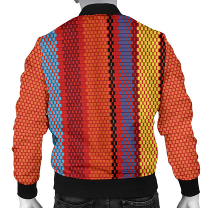 Mexican Pattern Print Design 05 Men Bomber Jacket
