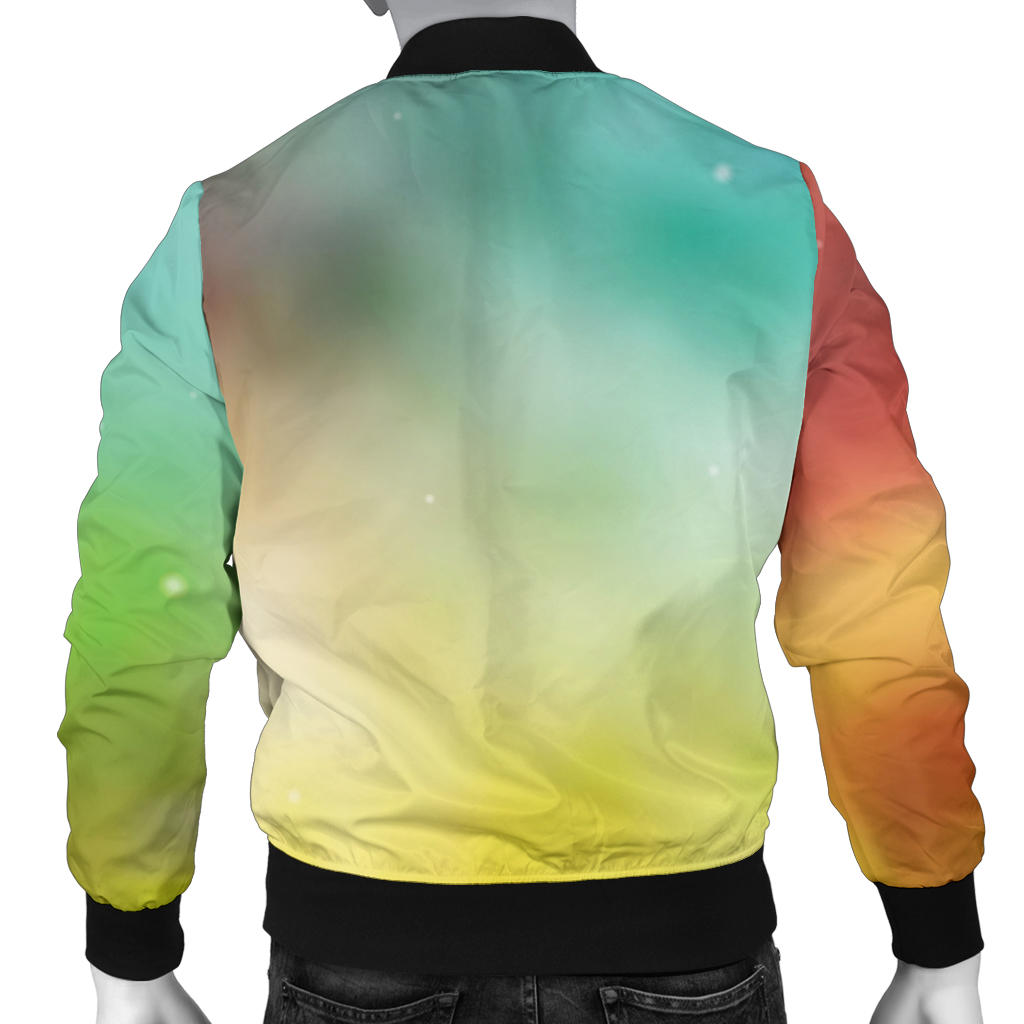 Nebula Pattern Print Design A04 Men Bomber Jacket