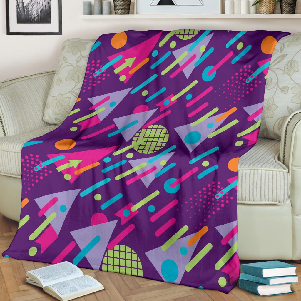 90s Pattern Print Design 4 Premium Blanket