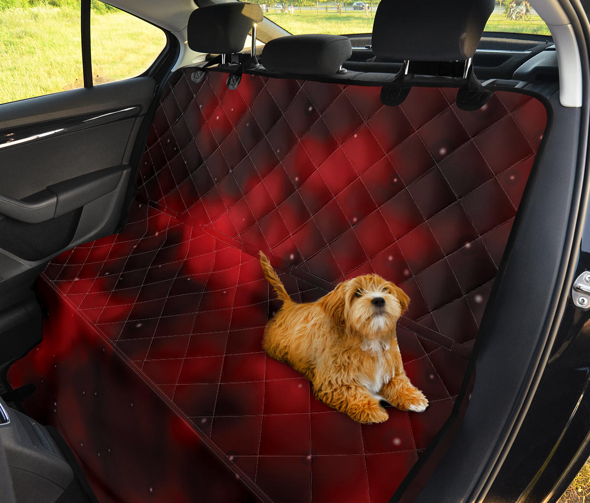 Nebula Pattern Print Design A03 Rear Dog Car Seat Cover Hammock