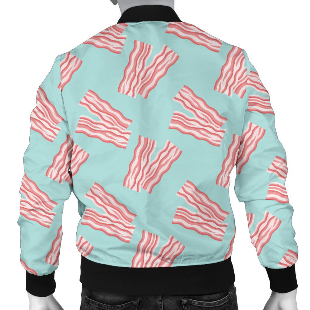 Bacon Pattern Print Design 04 Men Bomber Jacket