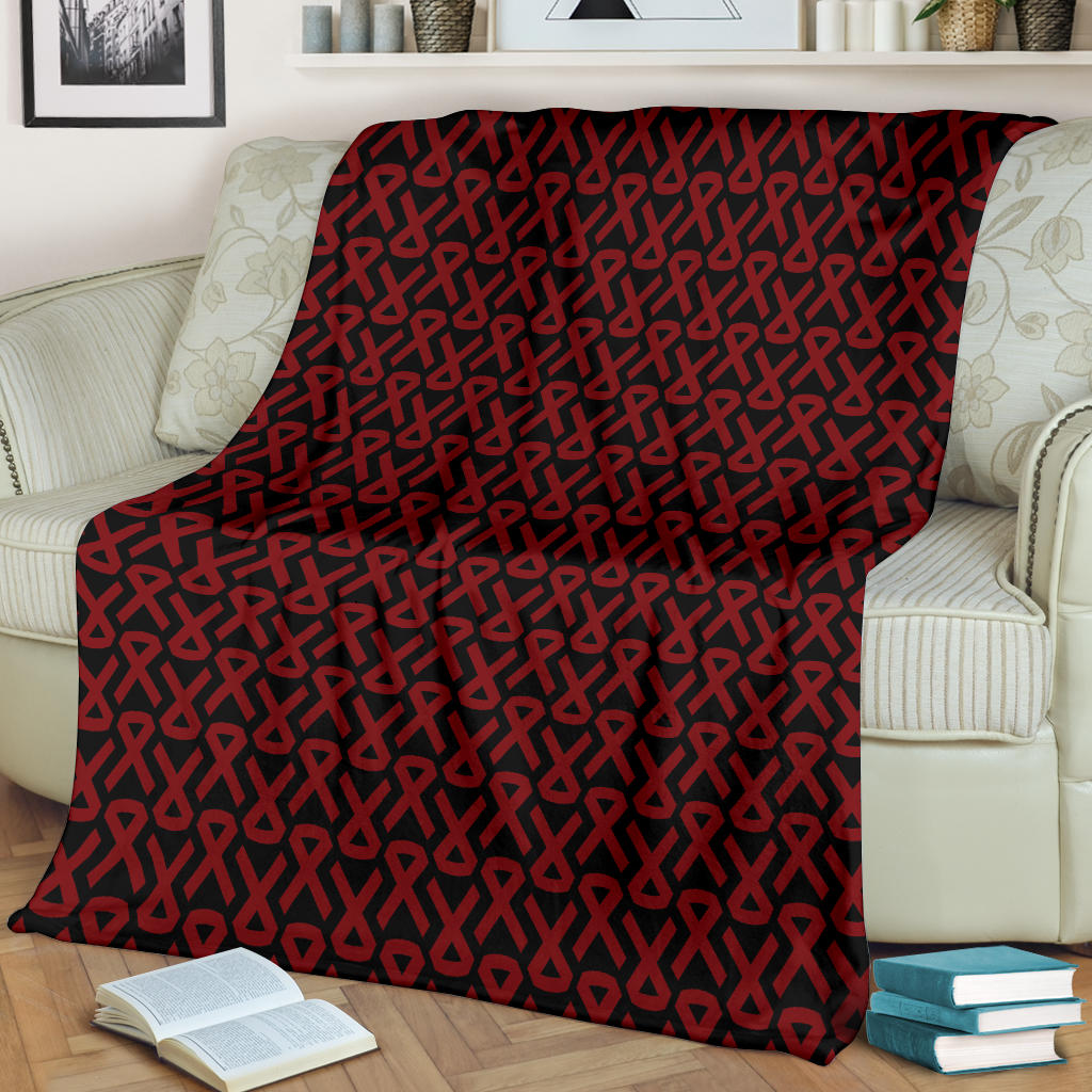 Multiple myeloma Pattern Print Design A01 Premium Blanket