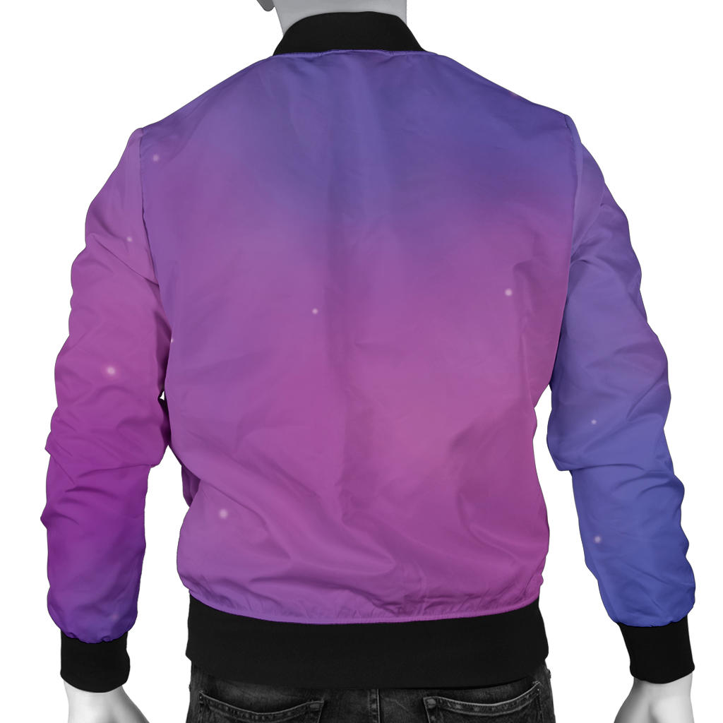 Nebula Pattern Print Design A05 Men Bomber Jacket