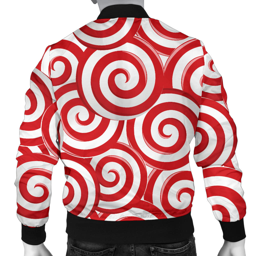 Candy Pattern Print Design 03 Men Bomber Jacket
