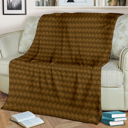 Cable Knit Pattern Print Design 02 Premium Blanket