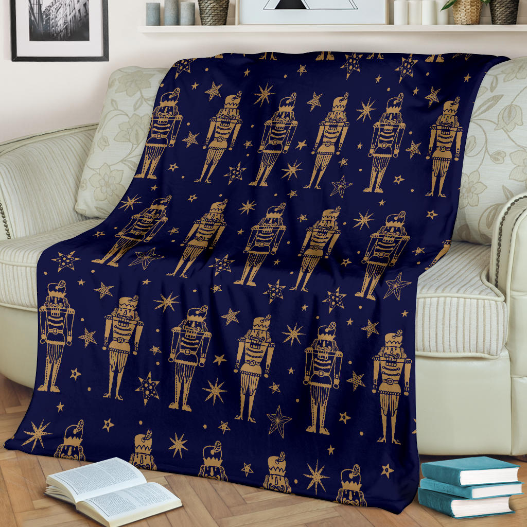 Nutcracker Pattern Print Design A05 Premium Blanket