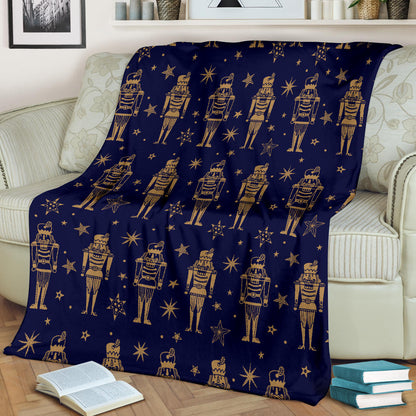 Nutcracker Pattern Print Design A05 Premium Blanket